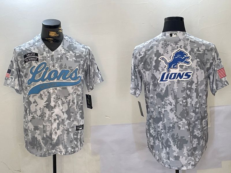Men Detroit Lions Blank Nike Arctic Camo 2024 Salute to Service Limited NFL Jersey style 2->detroit lions->NFL Jersey